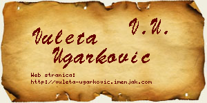 Vuleta Ugarković vizit kartica